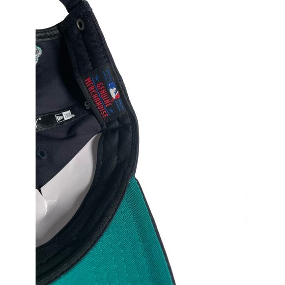 Seattle Mariners Shiny Embroidered Adjustable Ladies Hat S Logo Cap MLB Baseball - Picture 12 of 12